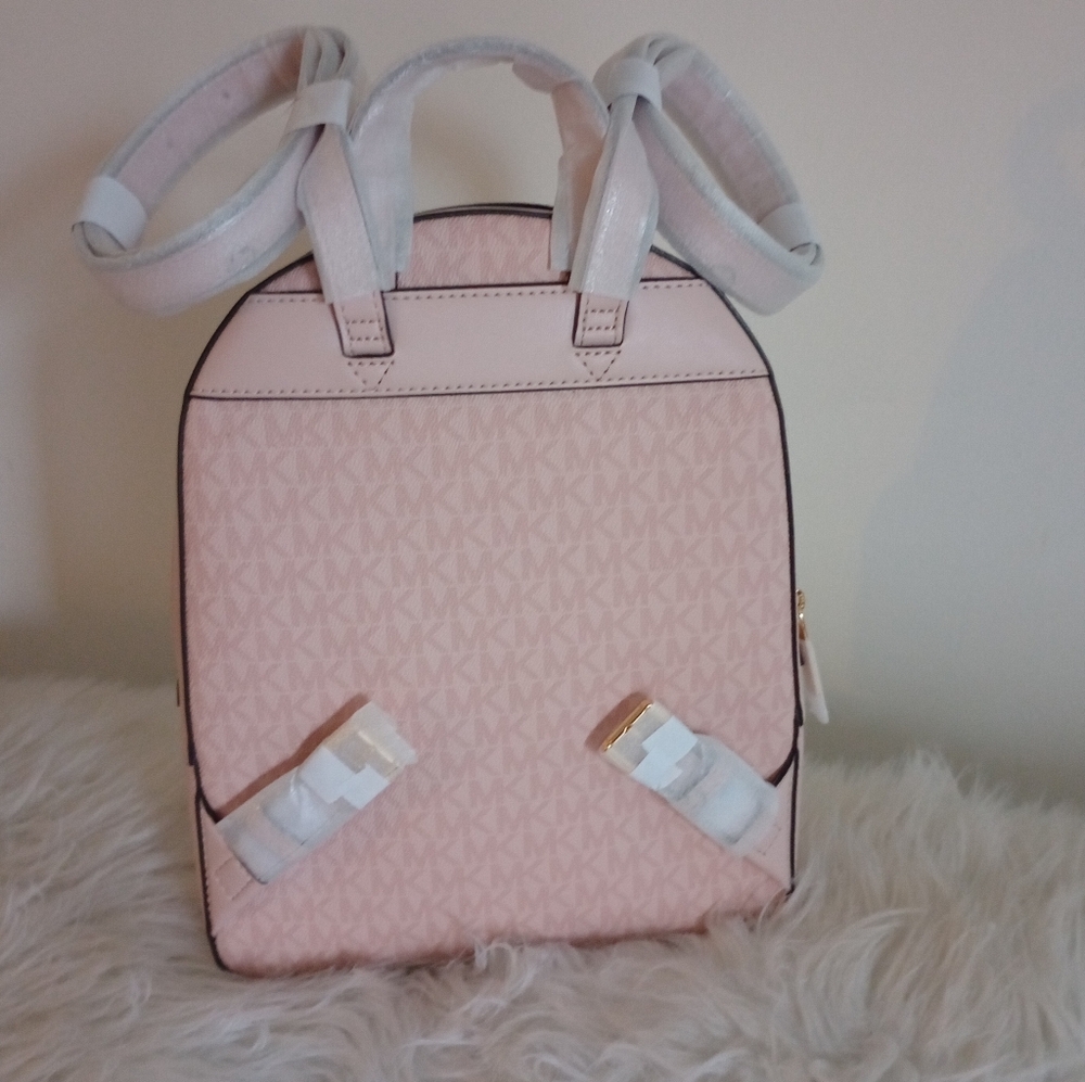 Michael Kors Pink Powder Blush Backpack and Wallet Set - Picture 5 of 6